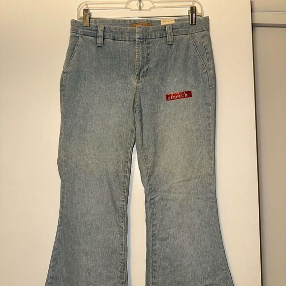 Tommy Jeans Juniors Light Wash Denim Flare Y2K Size 7 NWT - Picture 3 of 12